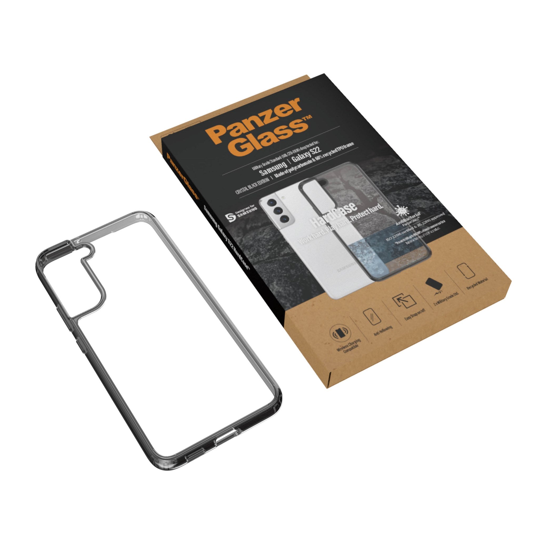 PanzerGlass® HardCase Samsung Galaxy S22 5G - Smokey Sort